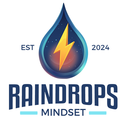 Raindrops Mindset Square Logo